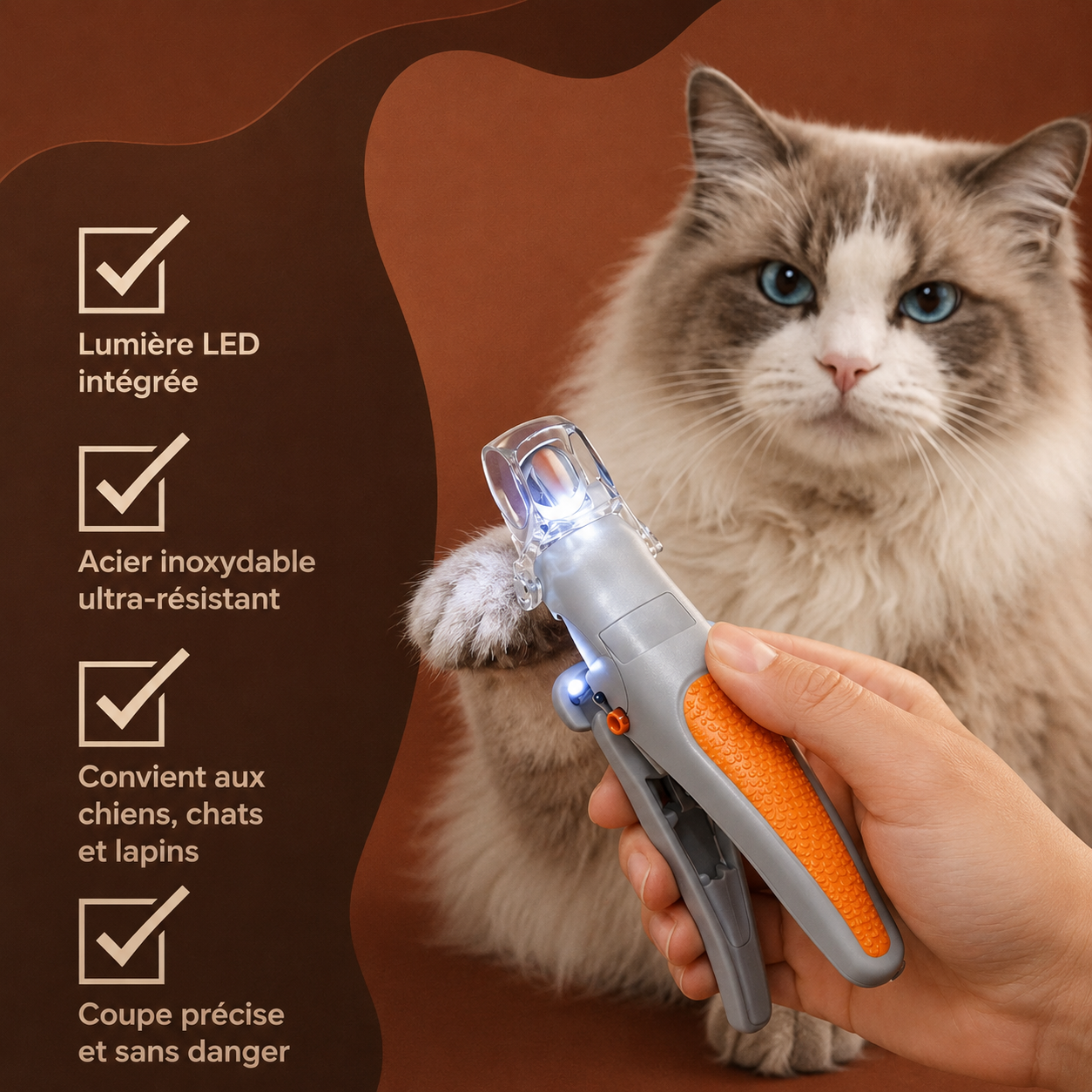 Coupe-Ongles LED