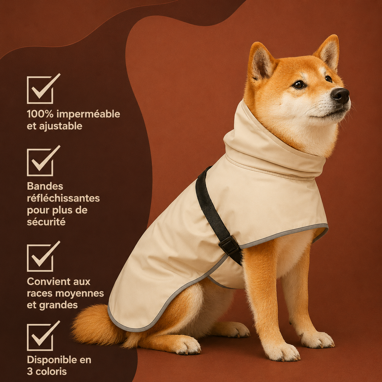 Imperméable Réfléchissant