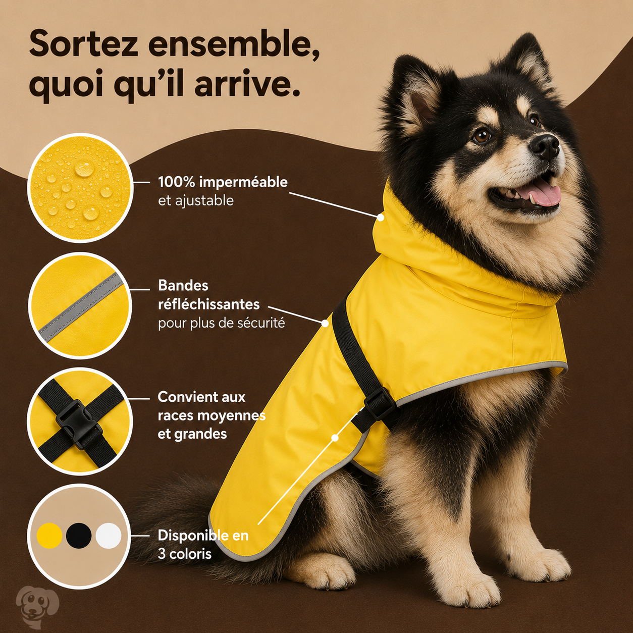 Imperméable Réfléchissant