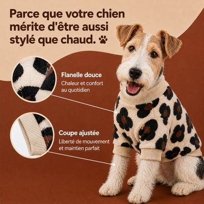 Pull Léopard Flanelle