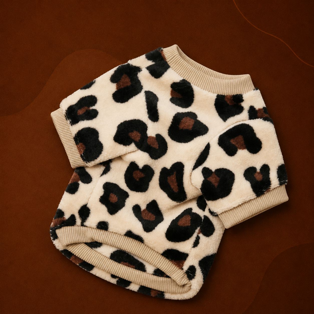 Pull Léopard Flanelle