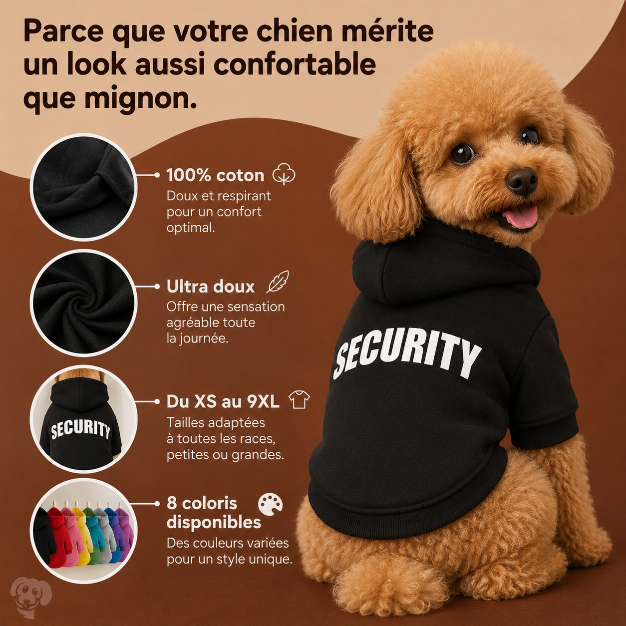 Sweat Capuche Coton