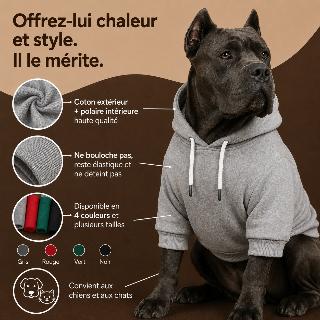 Hoodie Polaire